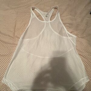 Lululemon Athletica White Tank Top